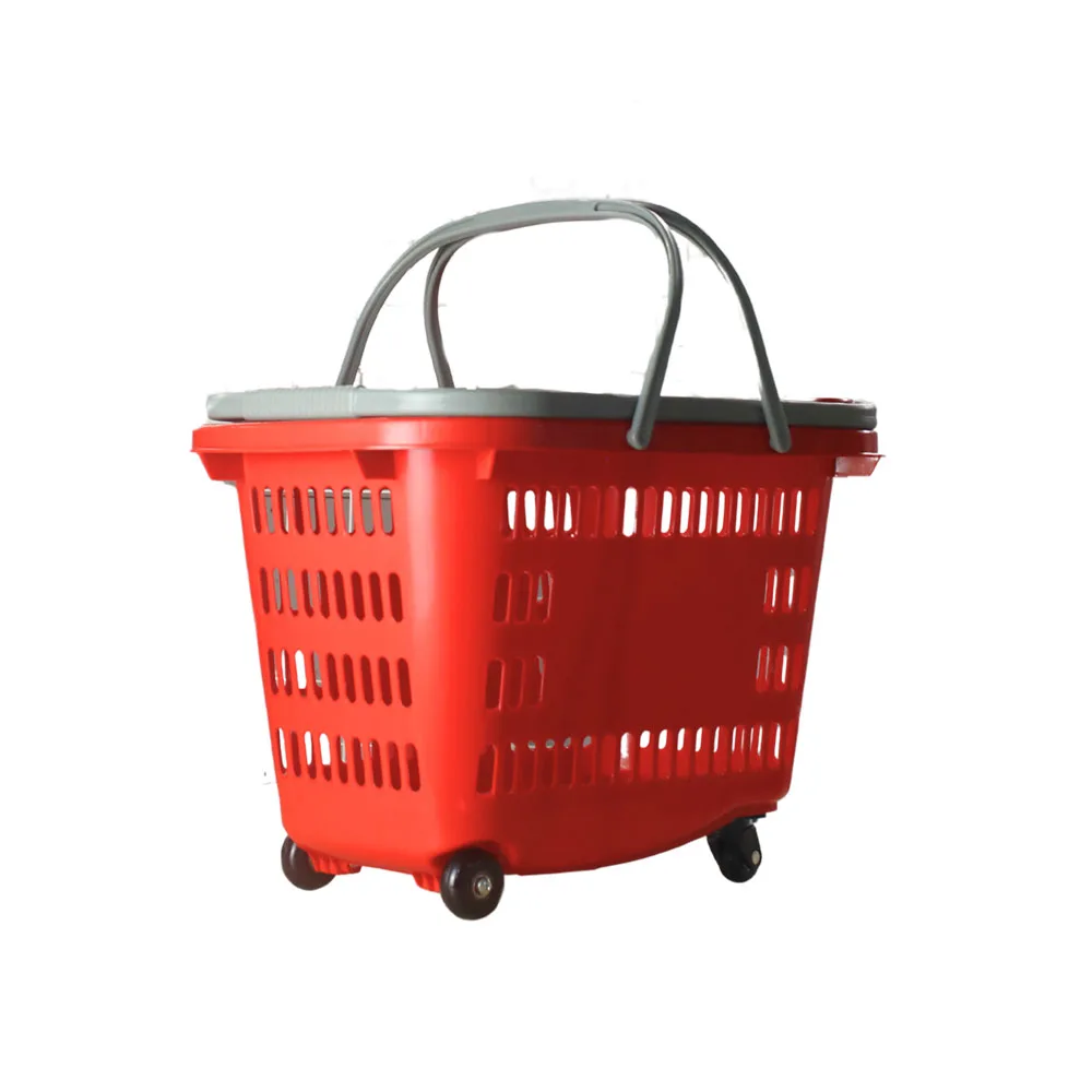 Red Trolley Basket - Image 4